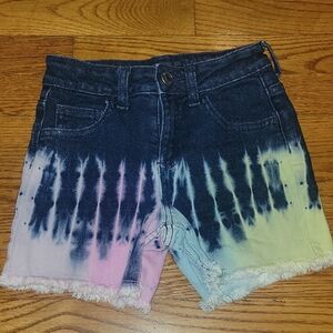 Justice Girls Tie-Dye Shorts Size 10